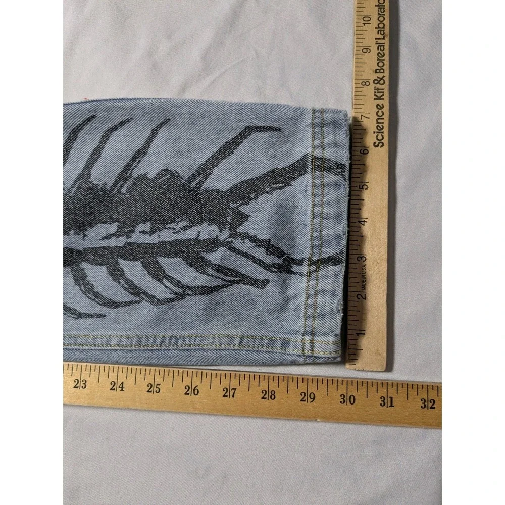 PLEASURES CRAWLER‎ Centipede Denim Jeans - Men 30 (32X30)